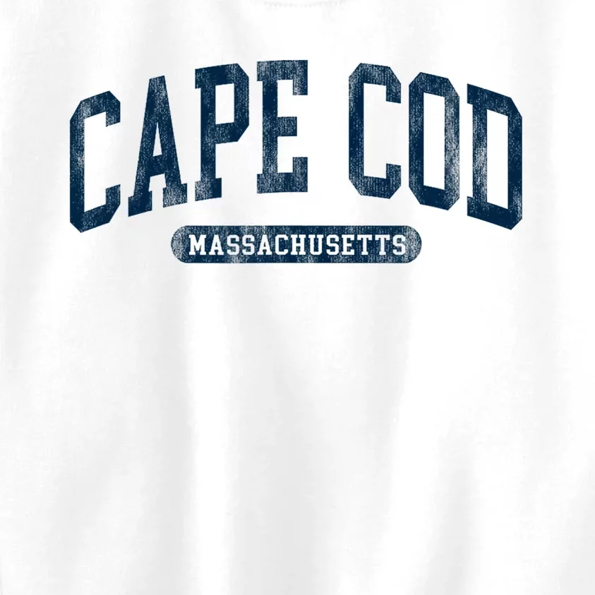 Cape Cod Massachusetts Retro Preppy Throwback Kids Sweatshirt