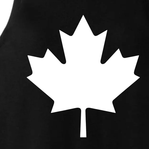 Canada Canadian Maple Flag Canada Day Ladies Tri-Blend Wicking Tank