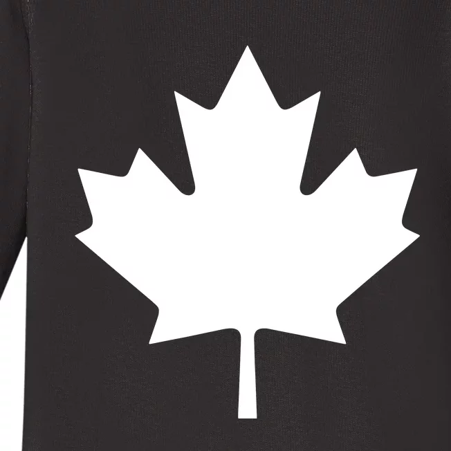 Canada Canadian Maple Flag Canada Day Baby Long Sleeve Bodysuit