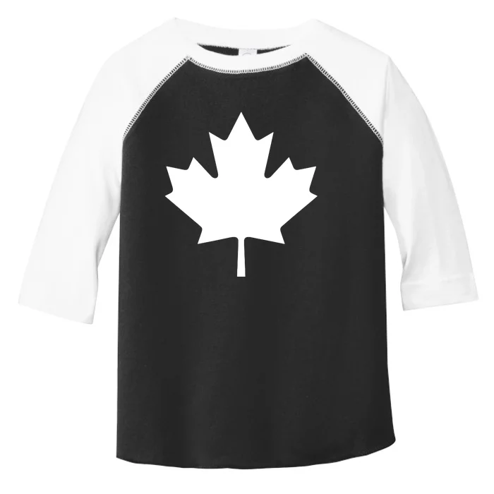 Canada Canadian Maple Flag Canada Day Toddler Fine Jersey T-Shirt