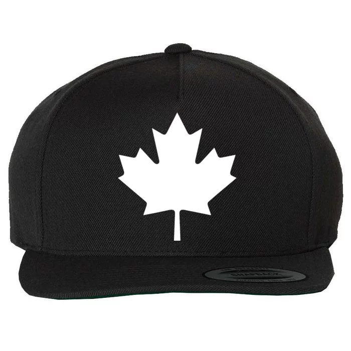 Canada Canadian Maple Flag Canada Day Wool Snapback Cap