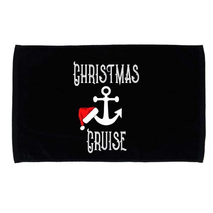 Christmas Cruise Matching Family Holiday Cruising Vacation Microfiber Hand Towel