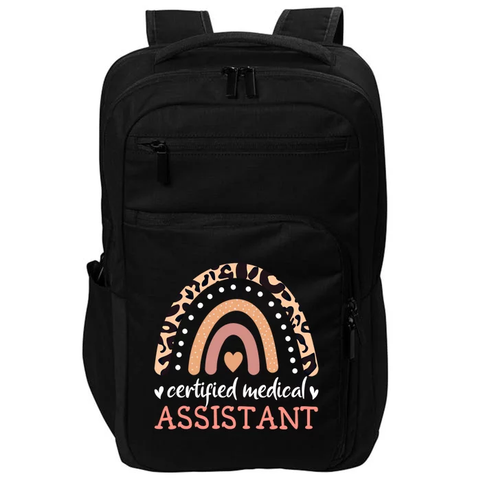 Cma Certified Medical Assistant Rainbow Nurse Registered Rma Gift Impact Tech Backpack