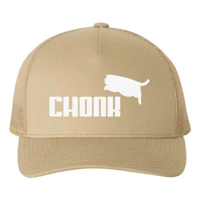 Chonk Cat Meme Funny Yupoong Adult 5-Panel Trucker Hat