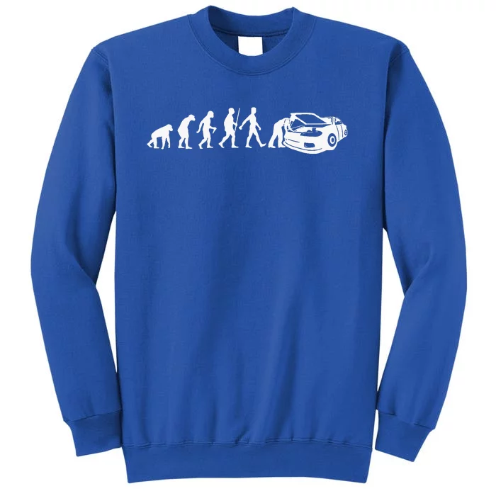 Cool Car Mechanic Design For MenDad Car Garage Tall Sweatshirt