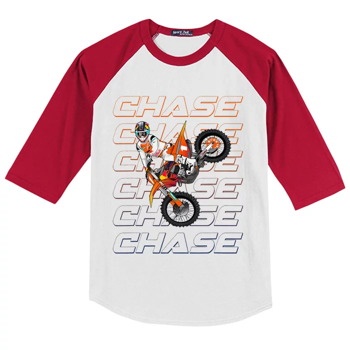 Cs1 Chase Motocross Supercross Sexton 2024 Kids Colorblock Raglan Jersey