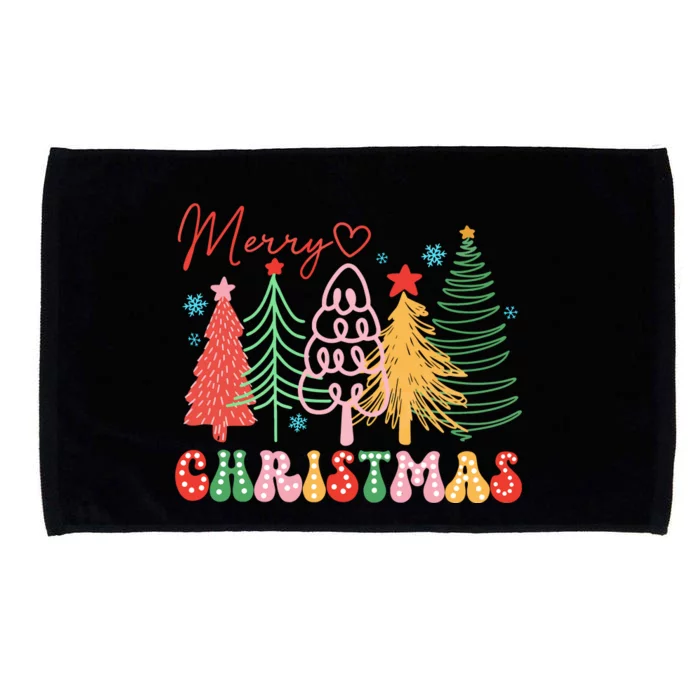 Christmas Christmas Merry And Bright Microfiber Hand Towel