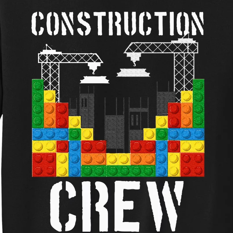 Construction Crew Master Builder Bricklayer Building Blocks Sweatshirt