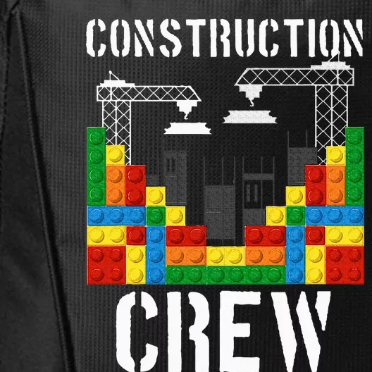 Construction Crew Master Builder Bricklayer Building Blocks City Backpack