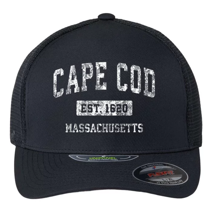 Cape Cod Massachusetts Ma Vintage Sports Flexfit Unipanel Trucker Cap