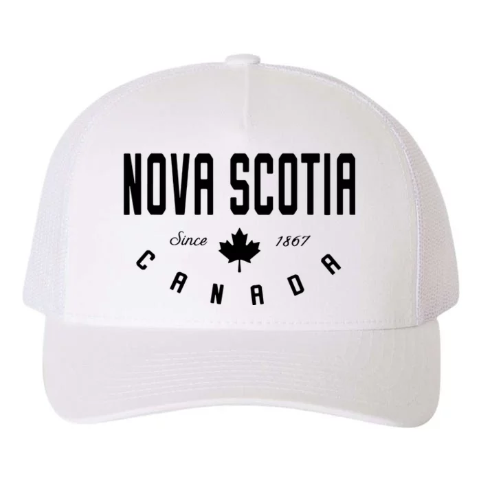 Canada Canadian Maple Leaf Yupoong Adult 5-Panel Trucker Hat