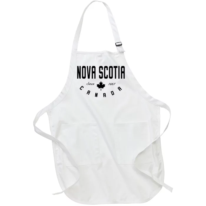 Canada Canadian Maple Leaf Full-Length Apron With Pocket