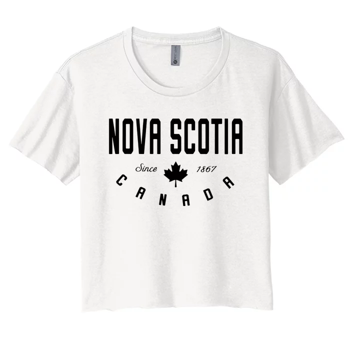 Canada Canadian Maple Leaf Women's Crop Top Tee