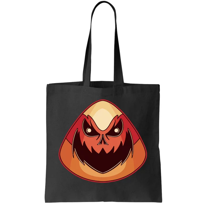 Candy Corn Monster Halloween Tote Bag