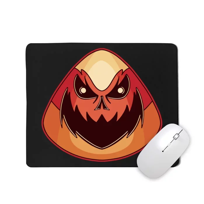 Candy Corn Monster Halloween Mousepad