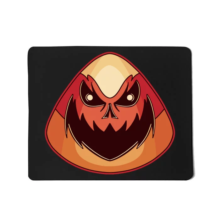 Candy Corn Monster Halloween Mousepad