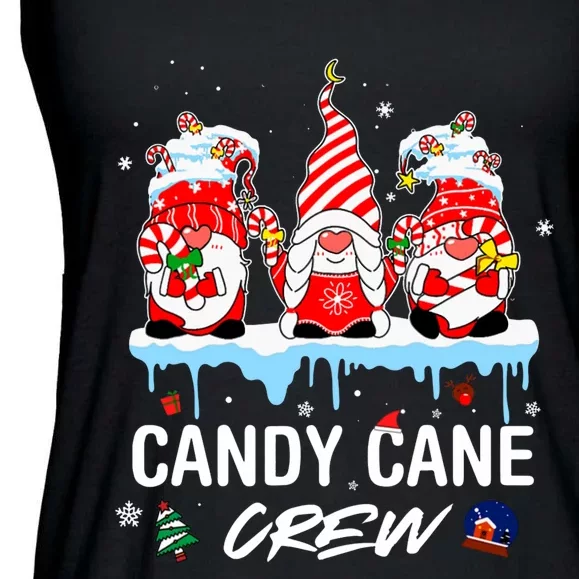 Candy Cane Merry And Bright Red And White Candy Christmas Ladies Essential Flowy Tank