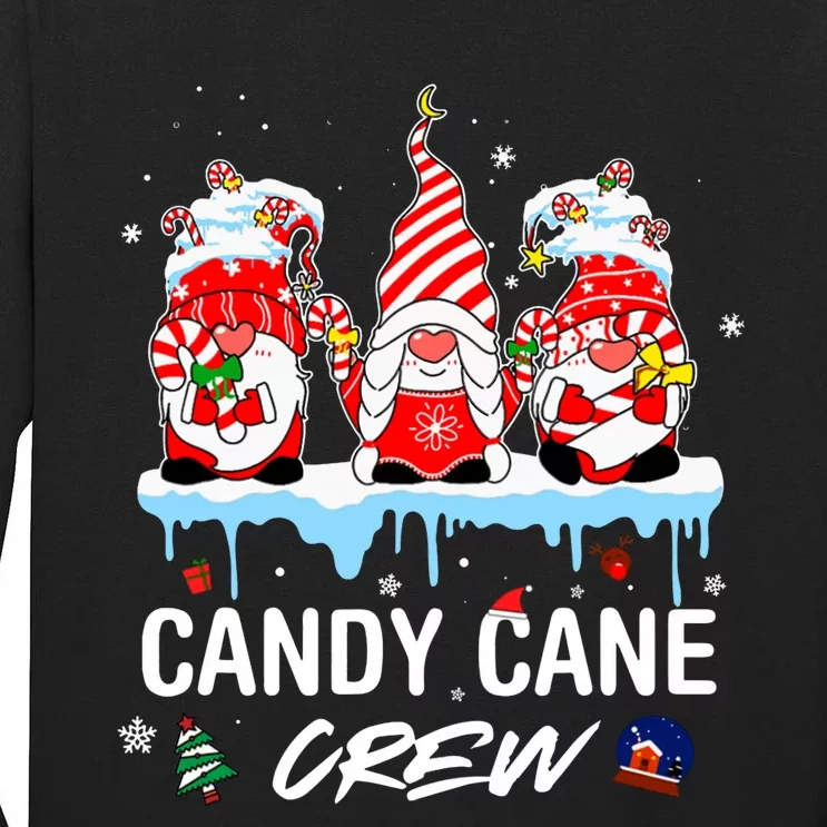 Candy Cane Merry And Bright Red And White Candy Christmas Tall Long Sleeve T-Shirt