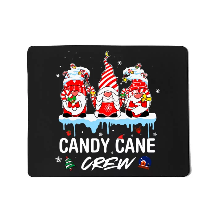 Candy Cane Merry And Bright Red And White Candy Christmas Mousepad