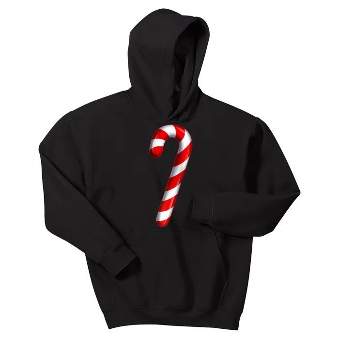 Candy Cane Merry And Bright Red And White Candy Costume Raglan Baseball Kids Hoodie