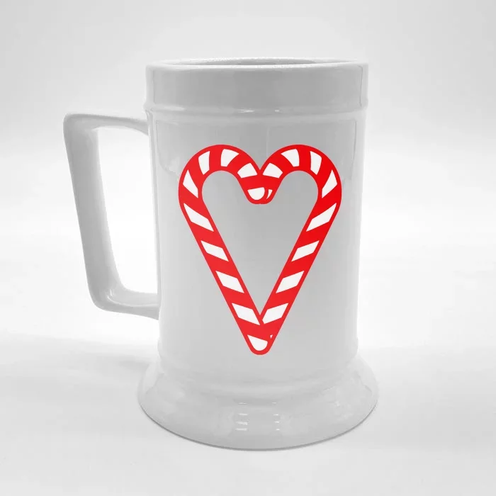 Candy Cane Merry And Bright Red And White Candy Costume Front & Back Beer Stein