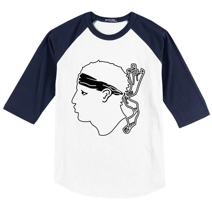 Corsica Corsica Moorish Head Beanie Baseball Sleeve Shirt