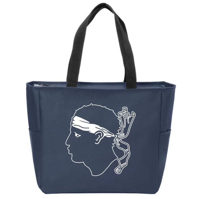 Corsica Corsica Moorish Head Beanie Zip Tote Bag