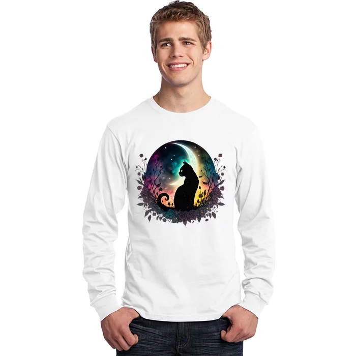 Cute Cat Motifs Cat Long Sleeve Shirt