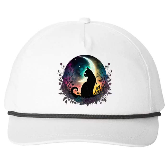 Cute Cat Motifs Cat Snapback Five-Panel Rope Hat