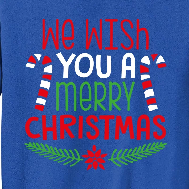 Candy Cane Matching Family We Wish You A Merry Christmas Gift Sweatshirt