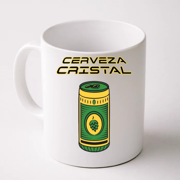 Cerveza Cristal Meme Funny Product Placement Front & Back Coffee Mug