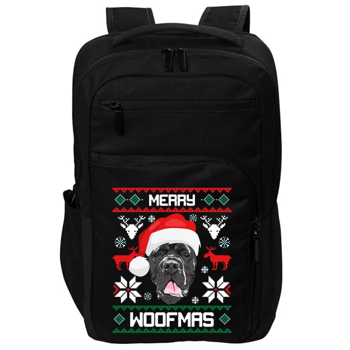 Cane Corso Merry Woofmas Gift For Christmas Clothes Xmas Great Gift Impact Tech Backpack