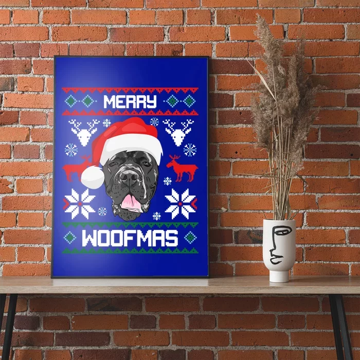 Cane Corso Merry Woofmas Gift For Christmas Clothes Xmas Great Gift Poster