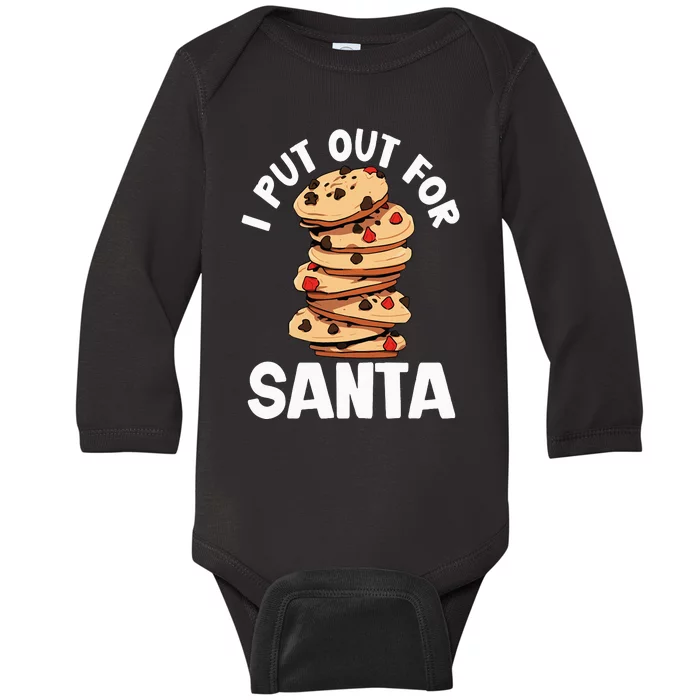 Christmas Cookies Merry Xmas Baking Lover Cookie Dealer Baby Long Sleeve Bodysuit