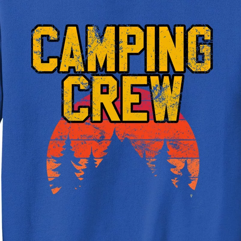 Camping Crew Mountain Hiking Camper Road Trip Matching Group Meaningful Gift Sweatshirt