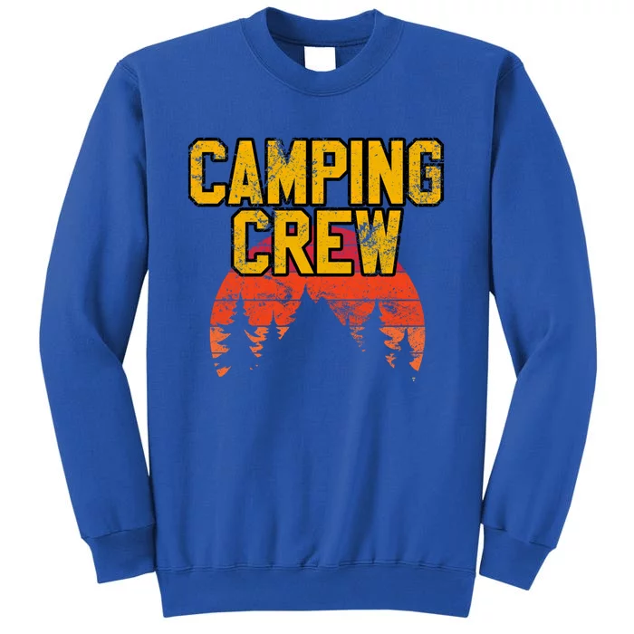 Camping Crew Mountain Hiking Camper Road Trip Matching Group Meaningful Gift Sweatshirt