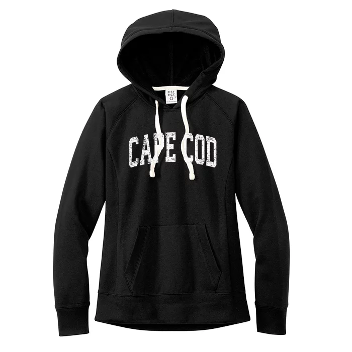 Cape Cod Massachusetts Ma Vintage Athletic Sports Design Women's Fleece Hoodie