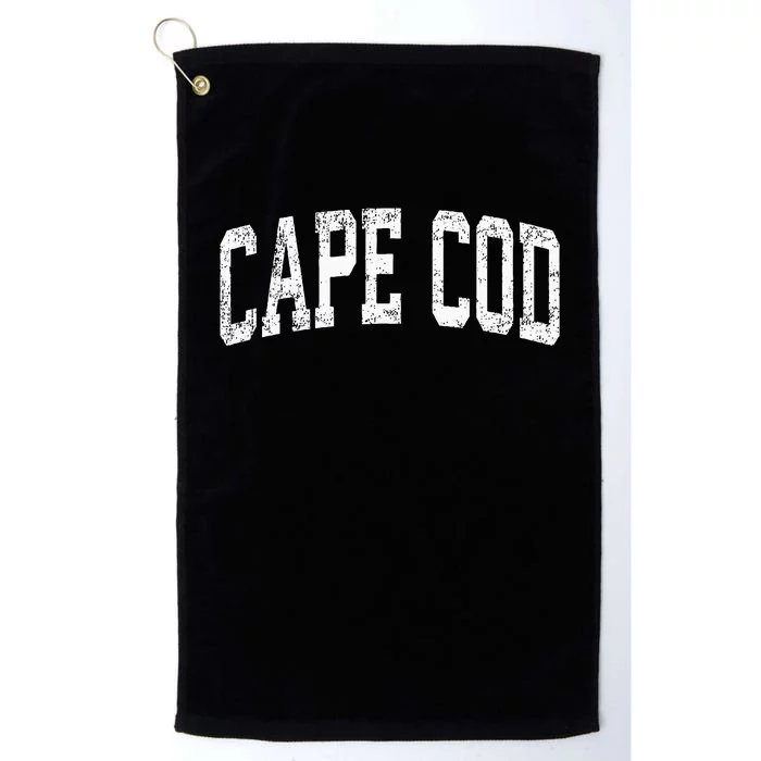 Cape Cod Massachusetts Ma Vintage Athletic Sports Design Platinum Collection Golf Towel