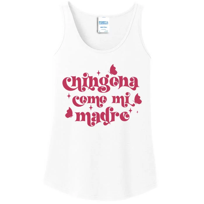 Chingona Como Mi Madre Ladies Essential Tank