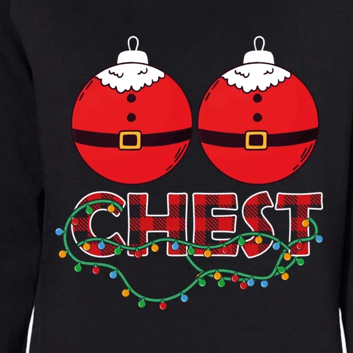 Chestnuts Chest Nuts Christmas Matching Christmas Couples Gift Womens California Wash Sweatshirt