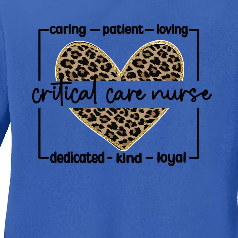 Critical Care Nurse Appreciation Critical Care Nursing Gift Ladies Long Sleeve Shirt