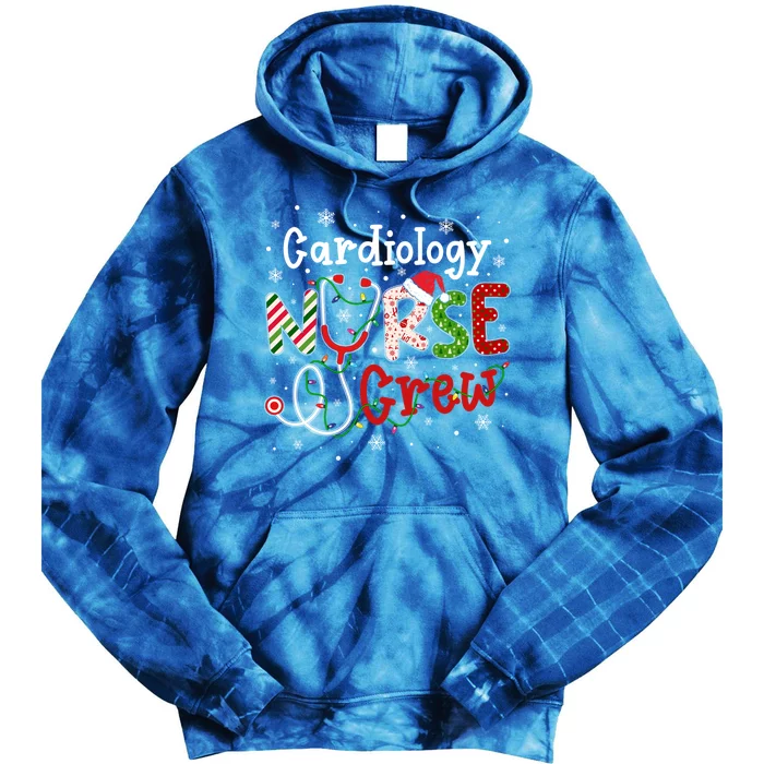 Cardiology Christmas Nurse Crew Nursing Christmas Pattern Cool Gift Tie Dye Hoodie