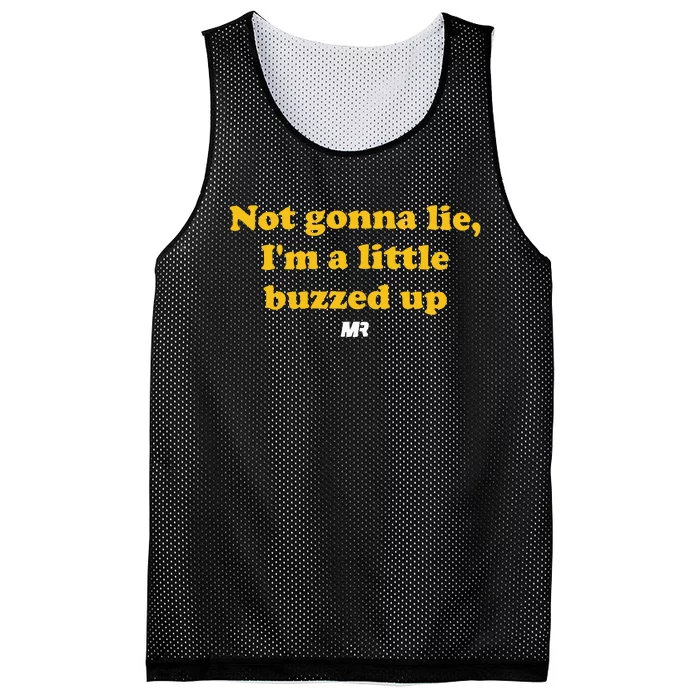 Campeche Collective Not Gonna Lie IM A Little Buzzed Up Mesh Reversible Basketball Jersey Tank