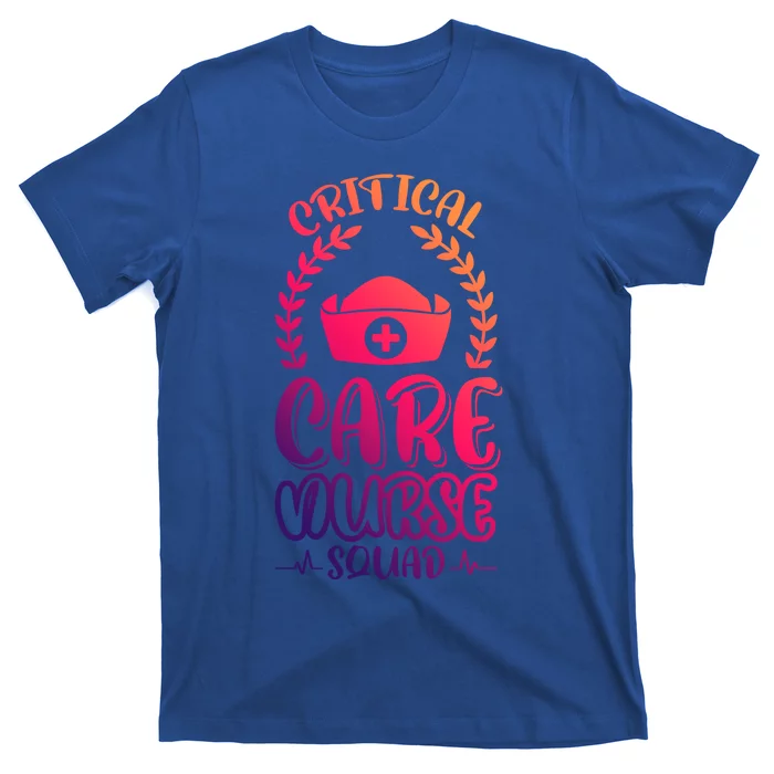 Critical Care Nurse Squad Funny Gift T-Shirt