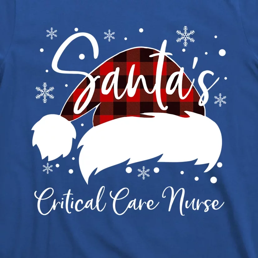 Critical Care Nurse SantaS Favorite Nurse Team Nurse Elf Meaningful Gift T-Shirt