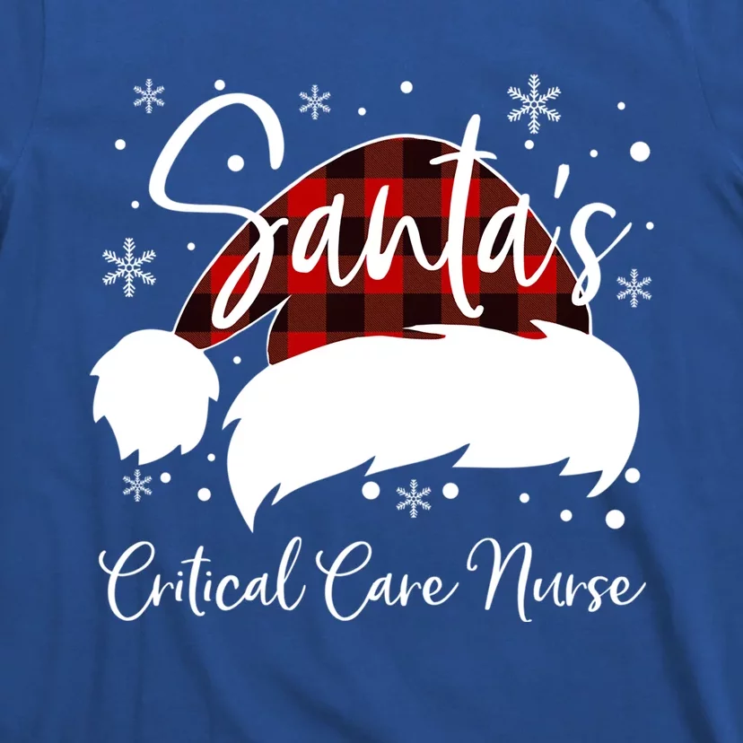 Critical Care Nurse Santas Favorite Nurse Team Nurse Elf Gift T-Shirt