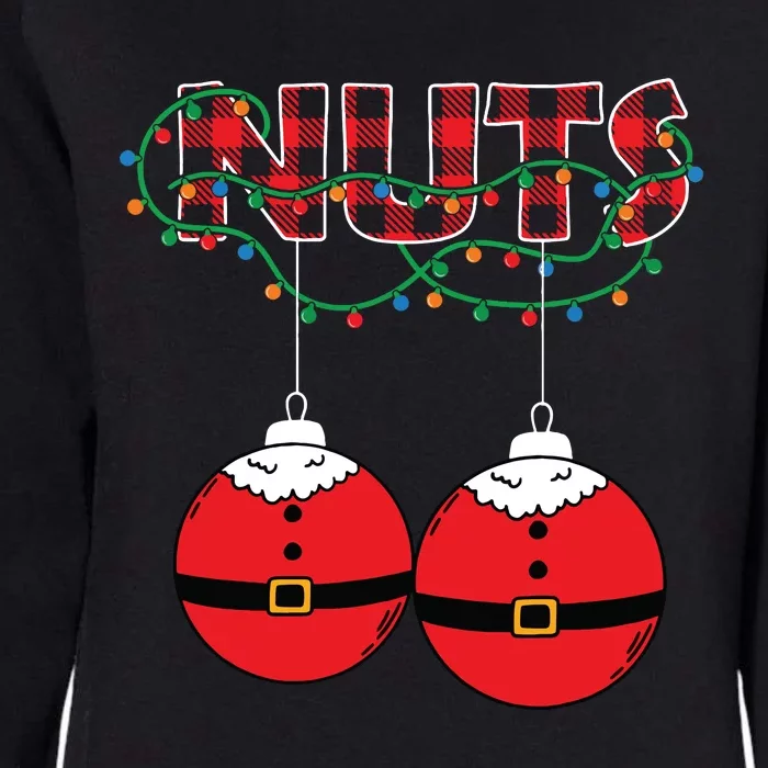 Chestnuts Chest Nuts Christmas Matching Christmas Couples Womens California Wash Sweatshirt