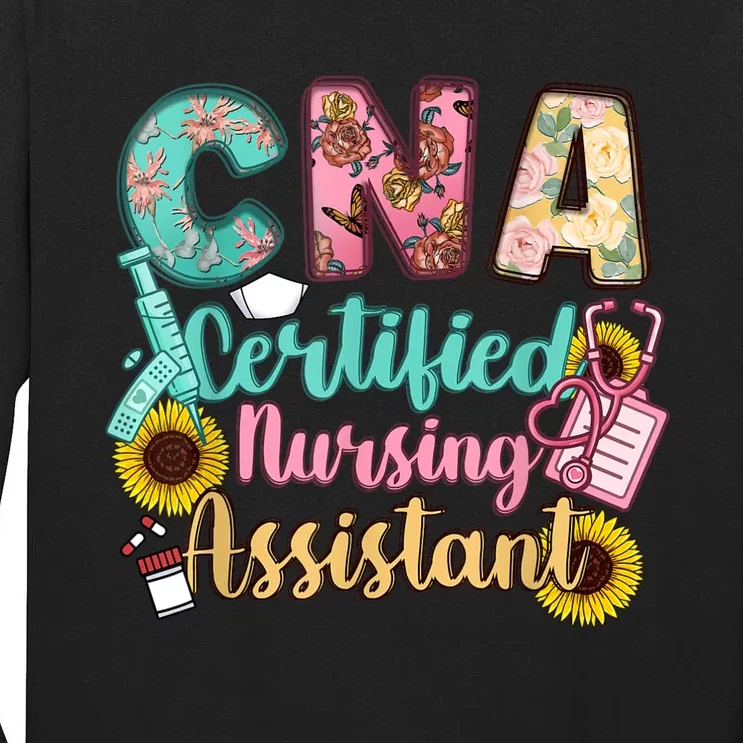 CNA Certified Nursing Assistant Tall Long Sleeve T-Shirt