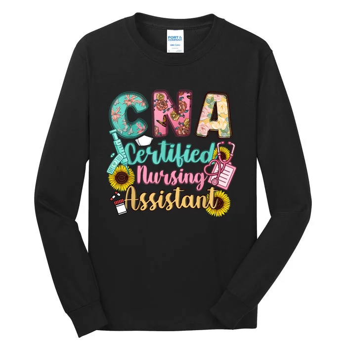 CNA Certified Nursing Assistant Tall Long Sleeve T-Shirt