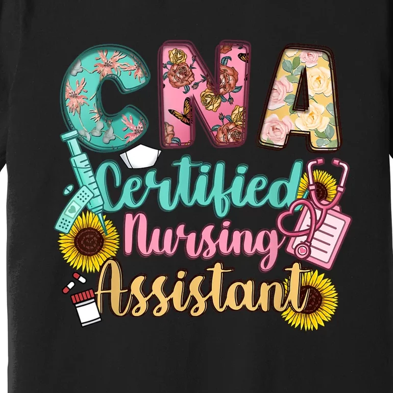 CNA Certified Nursing Assistant Premium T-Shirt